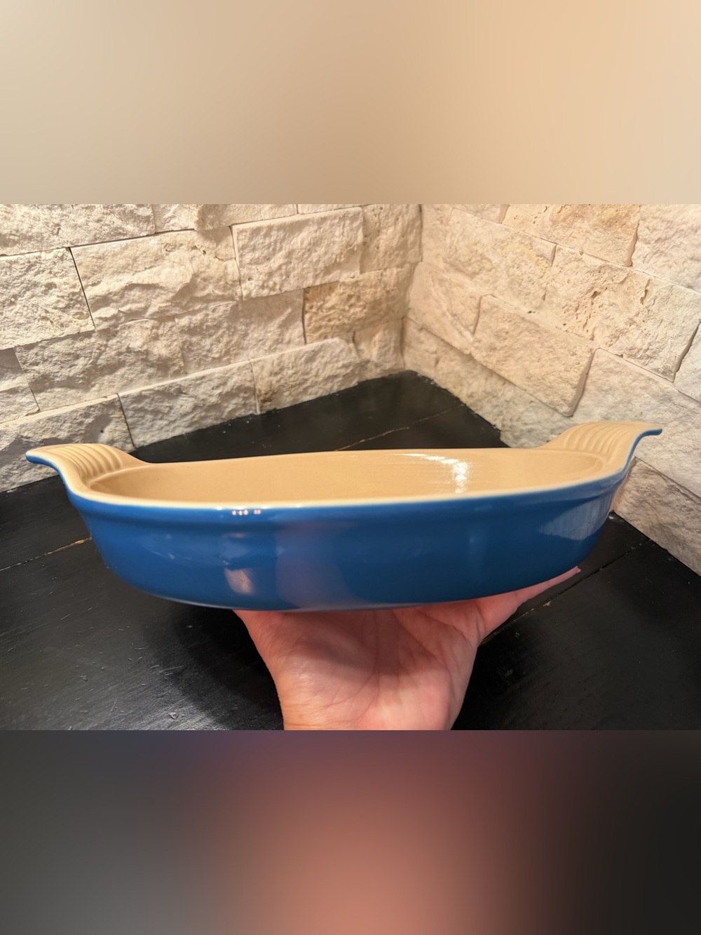 Le Creuset Oval Baking Au Gratin Casserole Dish 7.25” x 11.5” - Picture 3 of 7